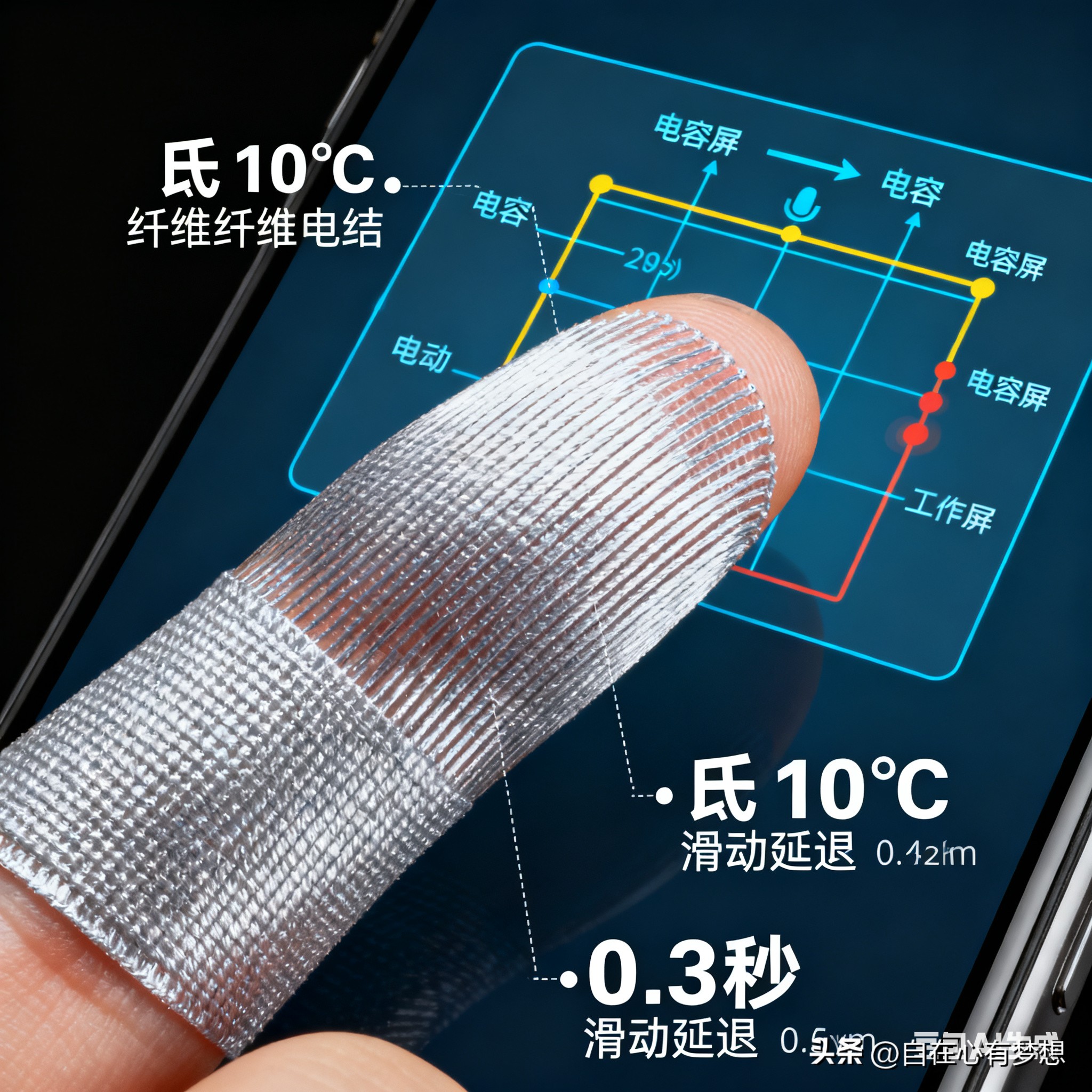 导电纱线款_健身手套样式_冬季跑步手套