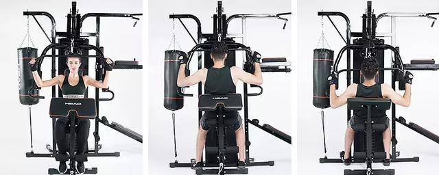 海德三人站健身器材_综合训练器评测_360度综合训练器