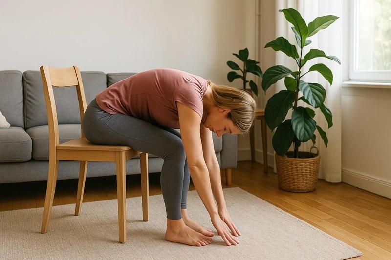 居家椅子瑜伽教程_髋关节训练椅_椅子瑜伽动作