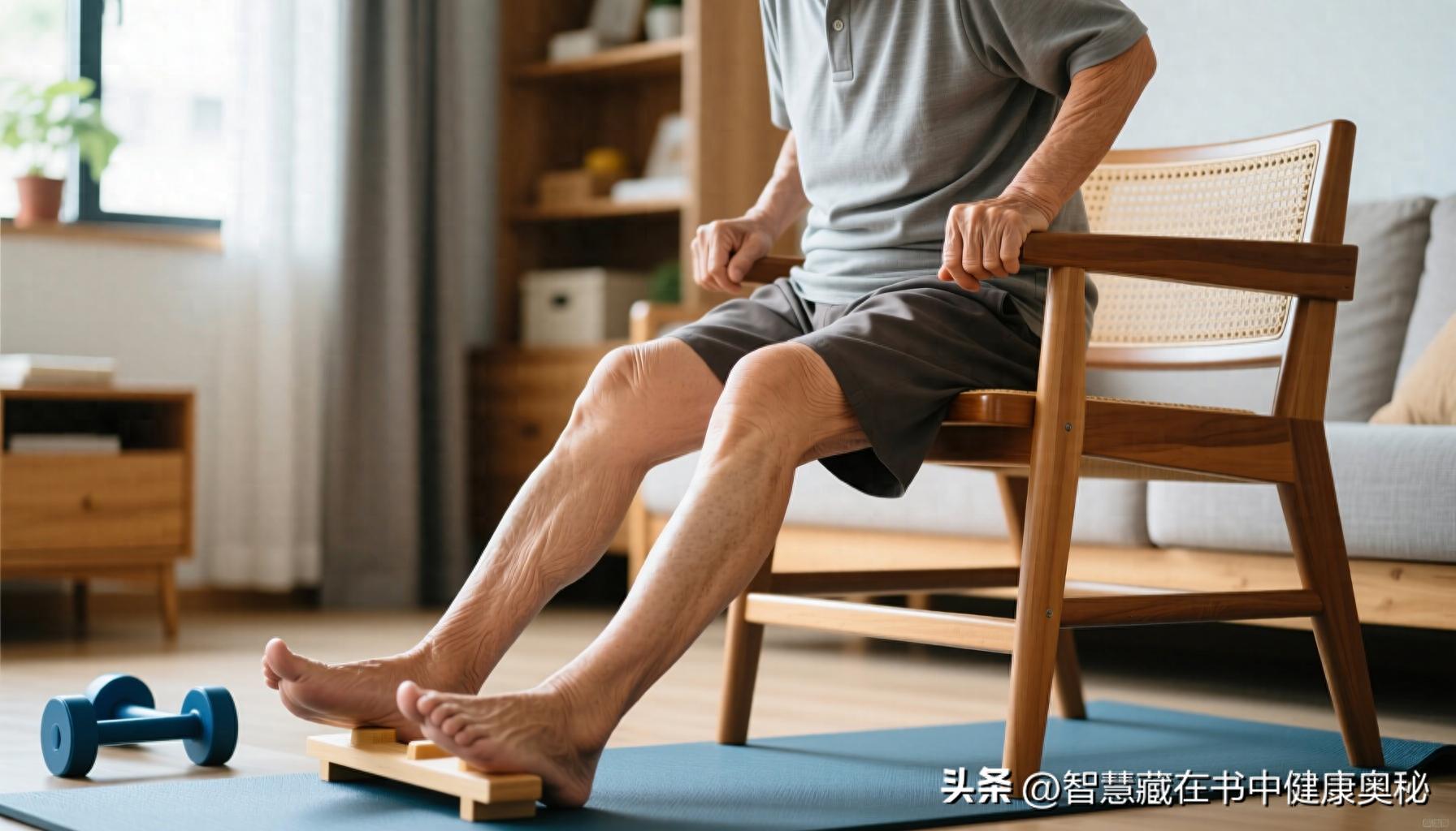 漫蛙漫画(网页入口) 人老腿先老，一把椅子在家就能练出不老腿，延缓腿部肌肉老化