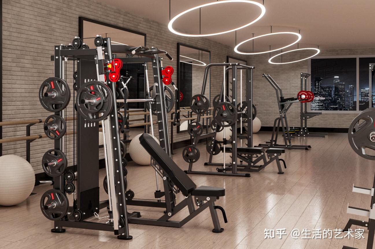 史密斯机 家用健身房训练器械 复合史密斯机_综合训练器